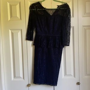 Lace dress. Adrianna papell. Like new.